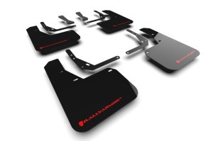 Hyundai Kona N Line Mud Flap - Rally Armor - UR Black Flap/Red Logo - Black - `24-`25 Hyundai Kona N Line Mud Flap - Rally Armor - UR Black Flap/Red Logo - Black - `24-`25